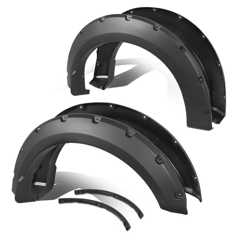 D-Motoring - 15-18 Ford F150 Fender Flares - Styleside Pocket-Riveted Style - 1