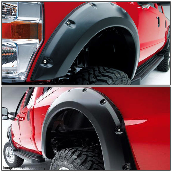 D-Motoring - 10-18 Ram Truck 2500 3500 Fleetside Fender Flares - Pocket-Riveted - 7