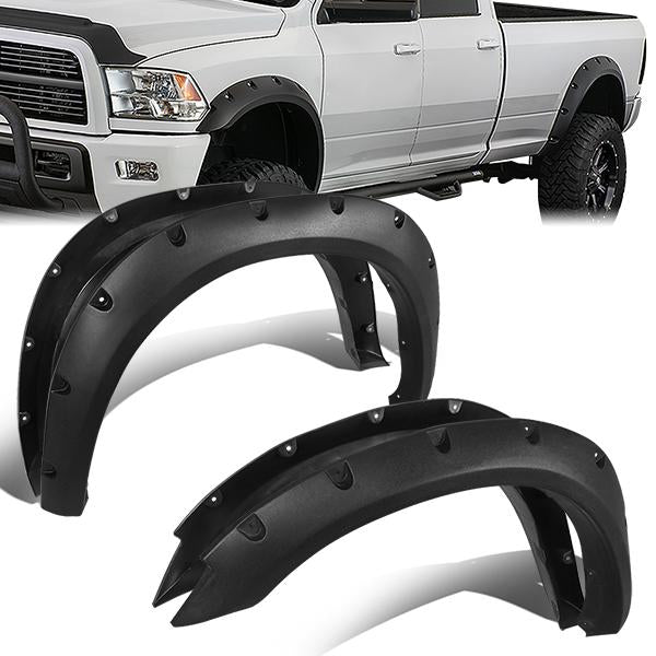 D-Motoring - 10-18 Dodge Ram 2500 3500Fender Flares - Pocket-Riveted - Set of 4 - 1