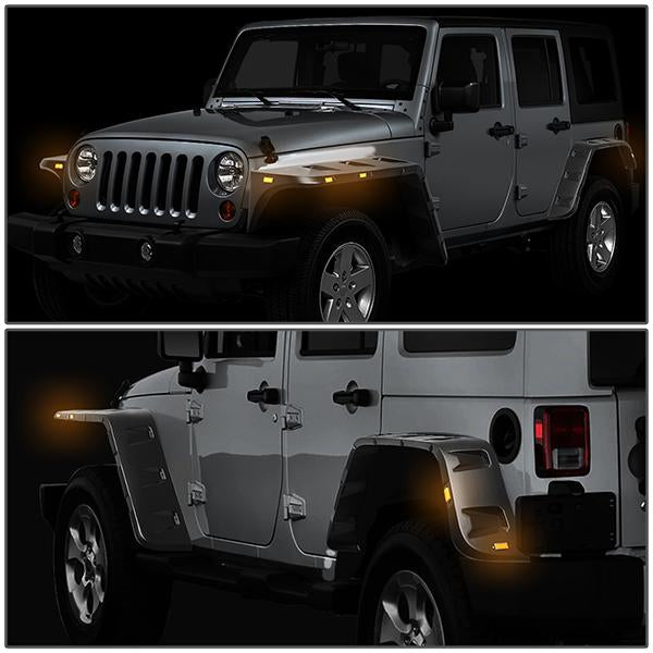 Pocket Style Matte Fender Flares07-18 Jeep Wrangler JK – CA Auto Parts