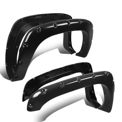D-Motoring - Fender Flares - Pocket Riveted Style - Chevy Silverado 1500 / 2500 / 3500 / Classic - 1