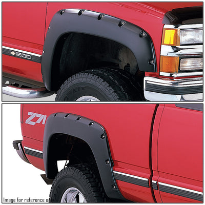 D-Motoring - Fender Flares - Pocket Riveted Style - Chevy Silverado 1500 / 2500 / 3500 / Classic - 2