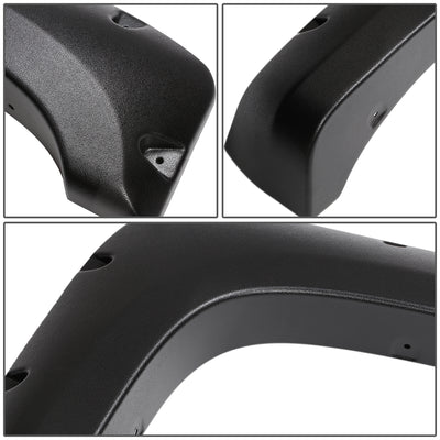 D-Motoring - Fender Flares - 78 in./97.6 in.Bed - Pocket-Rivet - Chevy Silverado 1500 / 2500HD / 3500HD - 2