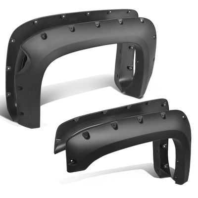 D-Motoring - 07-13 Chevy Silverado 1500 Fender Flares - 69.3 in. - Pocket-Rivet - 1