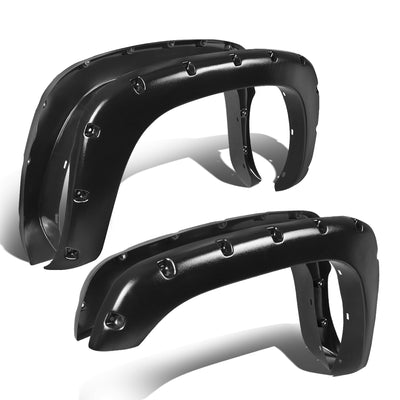 D-Motoring - Fender Flares - 3 in. - 78.7 in./97.6 in. Bed - Textured - Pocket-Riveted - Chevy Silverado / GMC Sierra - 1