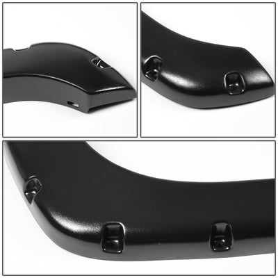 D-Motoring - Fender Flares - 3 in. - 78.7 in./97.6 in. Bed - Textured - Pocket-Riveted - Chevy Silverado / GMC Sierra - 3