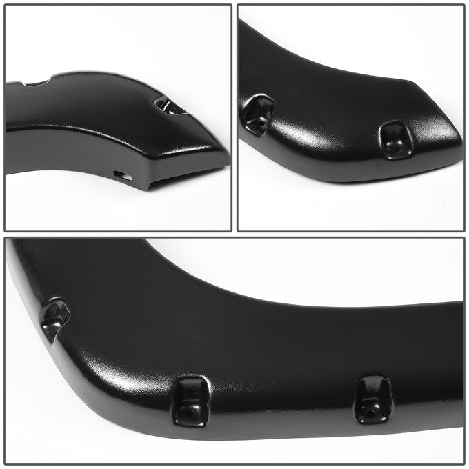 D-Motoring - Fender Flares - 3 in. - 78.7 in./97.6 in. Bed - Textured - Pocket-Riveted - Chevy Silverado / GMC Sierra - 3