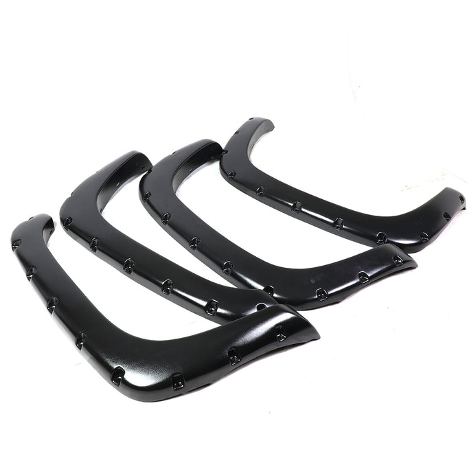 D-Motoring - Fender Flares - 3 in. - 78.7 in./97.6 in. Bed - Textured - Pocket-Riveted - Chevy Silverado / GMC Sierra - 5