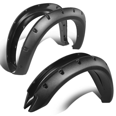 D-Motoring - Fender Flares - 76.3 in./98.3 in.Bed - Pocket-Rivet - Dodge Ram 2500 / 3500 - 1