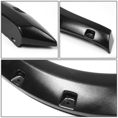 D-Motoring - Fender Flares - 3 in. - Pocket-Riveted - Textured - Dodge Ram 1500 - 3