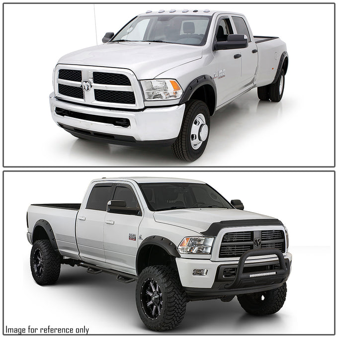 D-Motoring - Fender Flares - 3 in. - Pocket-Riveted - Textured - Dodge Ram 1500 - 7