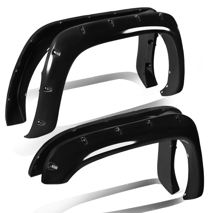 D-Motoring - Fender Flares - 5 in. - Pocket Riveted - Matte - Dodge Ram 1500 / 2500 / 3500 - 1