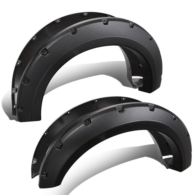 D-Motoring - Fender Flares - 67.1 in./78.9 in./97.6 in. Bed - Pocket-Rivet - Ford F-150 - 1
