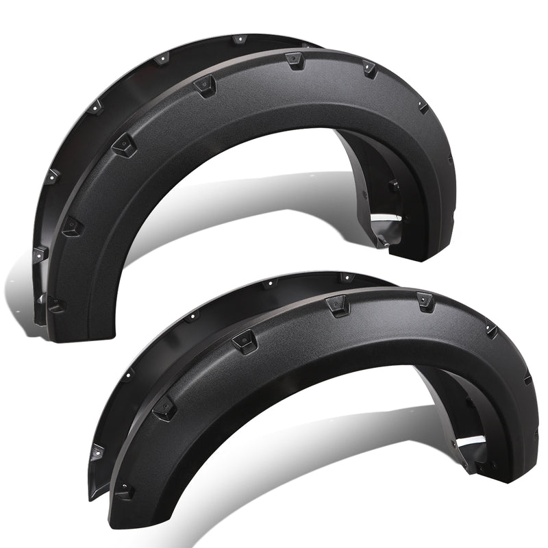 D-Motoring - Fender Flares - 67.1 in./78.9 in./97.6 in. Bed - Pocket-Rivet - Ford F-150 - 1