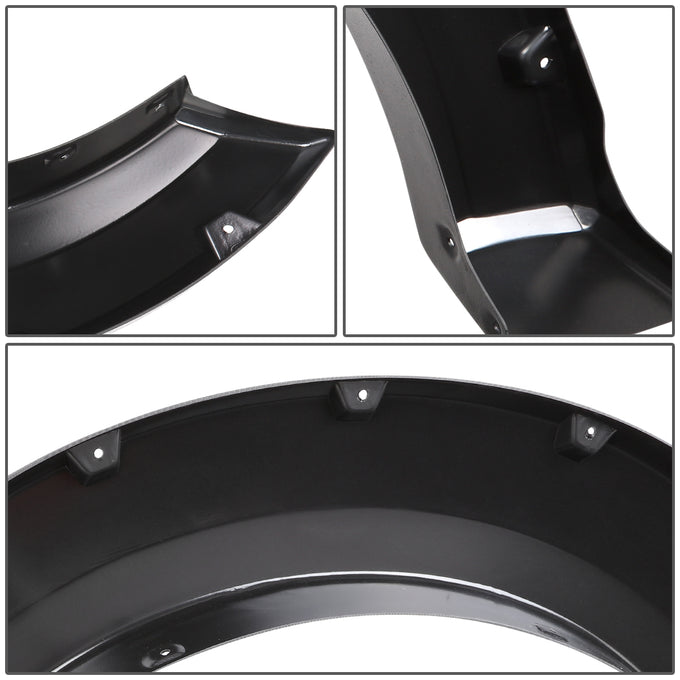 D-Motoring - Fender Flares - 67.1 in./78.9 in./97.6 in. Bed - Pocket-Rivet - Ford F-150 - 3