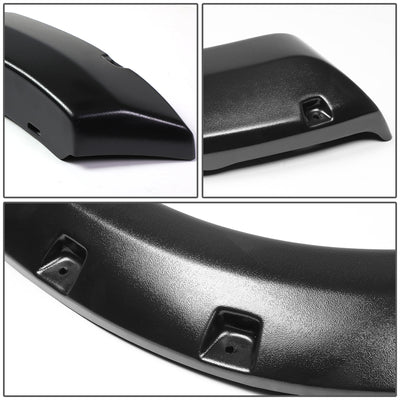 D-Motoring - Fender Flares - 3 in. -  Textured - Pocket-Riveted - Ford F-150 - 3