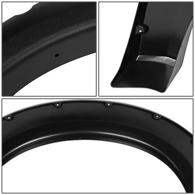 D-Motoring - Fender Flares - 96 in.-98.6 in.Bed - Pocket-Rivet - Ford F-250 / F-350 - 3