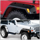D-Motoring - Fender Flares - 7 in. - Textured - Pocket-Riveted - Jeep Wrangler - 2