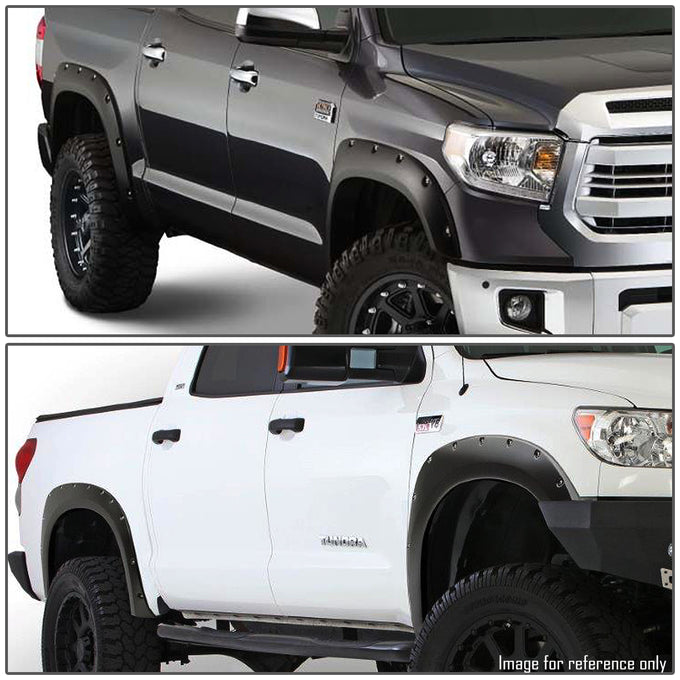 D-Motoring - Fender Flares - 1.75 in. - 2nd Gen Texture - Pocket-Rivet - 4Pcs Cover - Toyota Tundra - 7