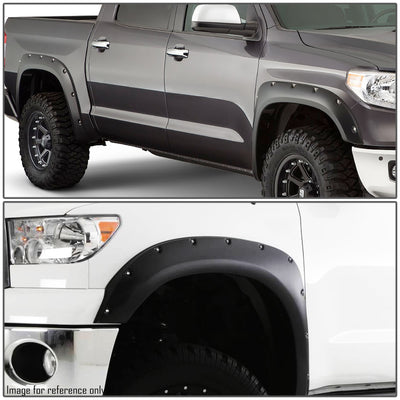 D-Motoring - Fender Flares - 1.75 in. - 2nd Gen Texture - Pocket-Rivet - 4Pcs Cover - Toyota Tundra - 2