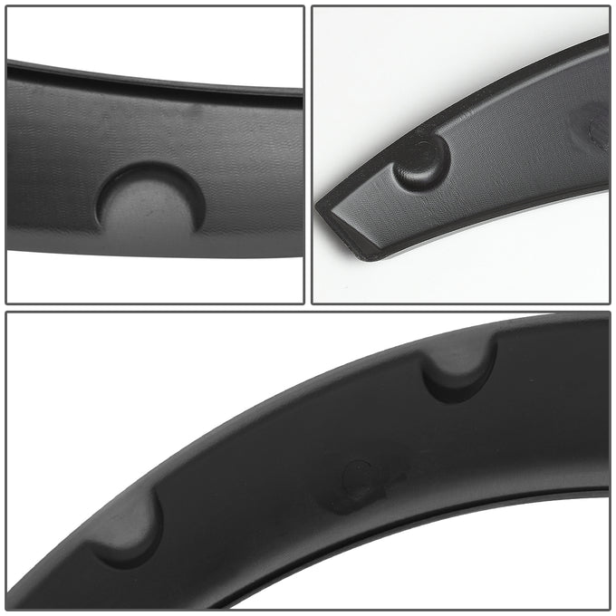 D-Motoring - Fender Flares - 1.8 in.F/2.5 in.R - Pocket-Riveted - Most Rear Wheel Drive Vehicles - 4