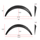 D-Motoring - Fender Flares - 1.8 in.F/2.5 in.R - Pocket-Riveted - Most Rear Wheel Drive Vehicles - 6