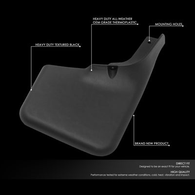 D-Motoring - Mud Flaps - With Fender Flares - 04-14 Ford F-150 - 2
