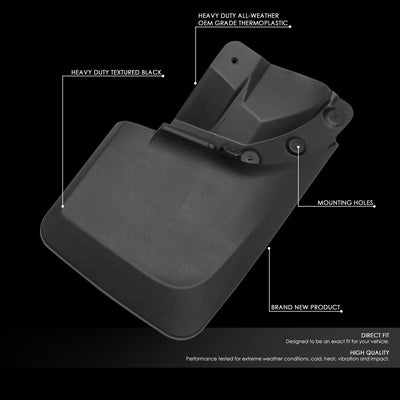 D-Motoring - Mud Flaps - 16-18 Toyota Tacoma - 2