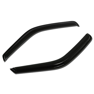 D-Motoring - Wind Deflectors - W/ 3M Adhesive Tape - Smoked - Acrylic - 2 Pcs - Chevrolet C4500(C5500) Kodiak / Express 1500 / 2500 /3500 / GMC C5500 Topkick - 1