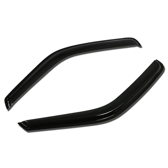 D-Motoring - Wind Deflectors - W/ 3M Adhesive Tape - Smoked - Acrylic - 2 Pcs - Chevrolet C4500(C5500) Kodiak / Express 1500 / 2500 /3500 / GMC C5500 Topkick - 1