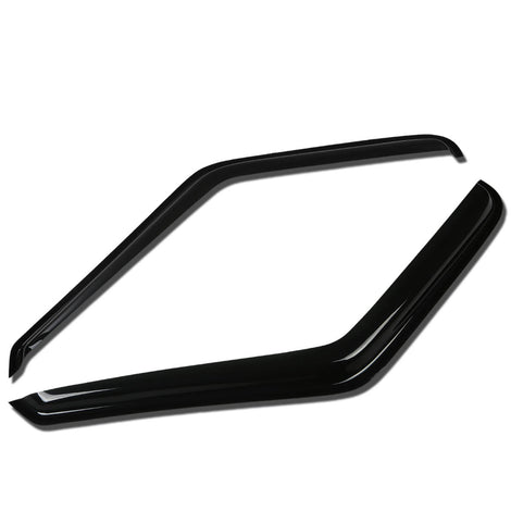 D-Motoring - Wind Deflectors - W/ 3M Adhesive Tape - Smoked - Acrylic - 2 Pcs - Chevrolet Blazer / S10 / GMC Jimmy / Sonoma - 1