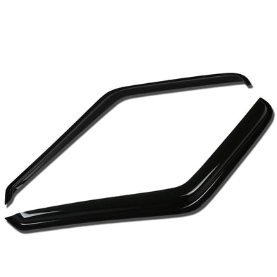 D-Motoring - Wind Deflectors - W/ 3M Adhesive Tape - Smoked - Acrylic - 2 Pcs - Chevrolet Blazer / S10 / GMC Jimmy / Sonoma - 1
