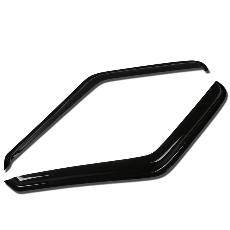 D-Motoring - Wind Deflectors - W/ 3M Adhesive Tape - Smoked - Acrylic - 2 Pcs - Chevrolet Blazer / S10 / GMC Jimmy / Sonoma - 1