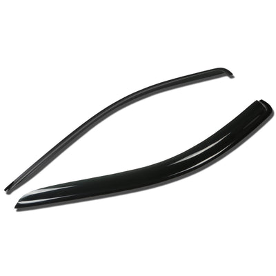 D-Motoring - Wind Deflectors - W/ 3M Adhesive Tape - Smoked - Acrylic - 2 Pcs - Dodge RAM 1500 / 2500 / 3500 Regular Cab - 1