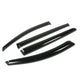 D-Motoring - Wind Deflectors - W/ 3M Adhesive Tape - Smoked - Acrylic - 4 Pcs - 11-14 Kia Sportage - 1