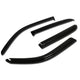 D-Motoring - Wind Deflectors - W/ 3M Adhesive Tape - Smoked - Acrylic - 4 Pcs - 04-06 Toyota Tundra Crew Cab - 1