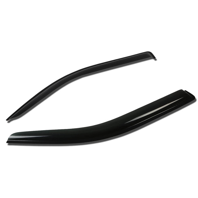 D-Motoring - Wind Deflectors - W/ 3M Adhesive Tape - Smoked - Acrylic - 2 Pcs - 04-14 Ford F-150 Extended Cab
 - 1