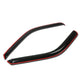 D-Motoring - Wind Deflectors - W/ 3M Adhesive Tape - Smoked - Acrylic - 2 Pcs - Ford F-250 / 350 / 450 / 550 Super Duty Super - 1