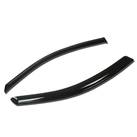 D-Motoring - Wind Deflectors - W/ 3M Adhesive Tape - Smoked - Acrylic - 2 Pcs - 00-06 Ford Focus ZX3 Hatchback - 1