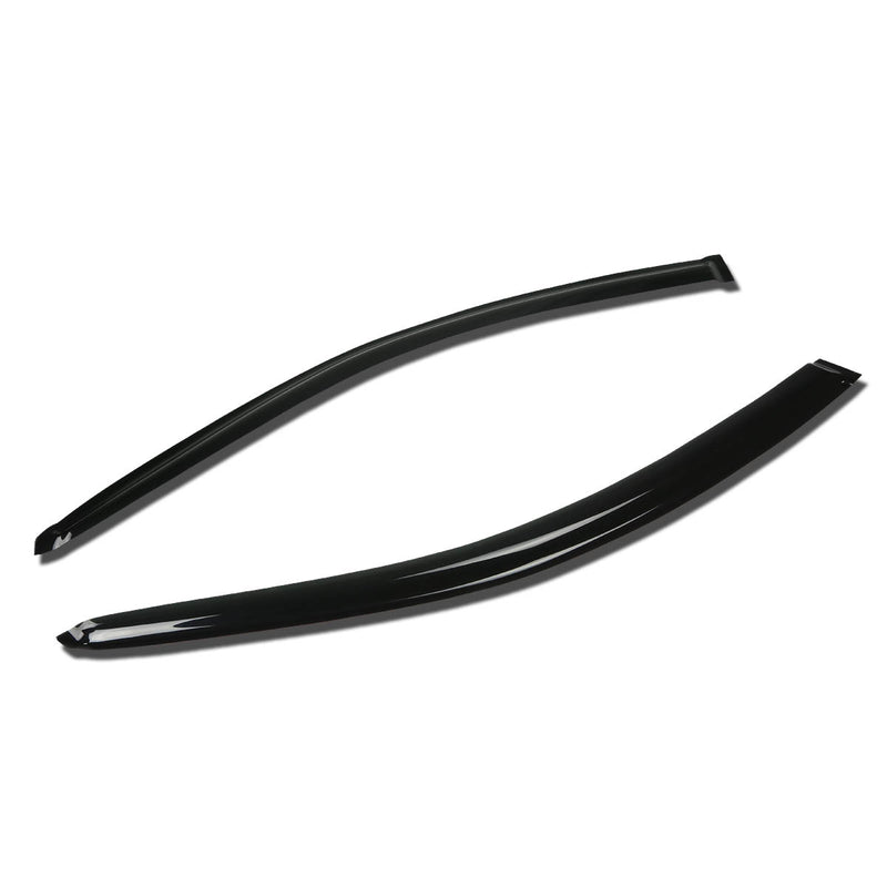 D-Motoring - Wind Deflectors - W/ 3M Adhesive Tape - Smoked - Acrylic - 2 Pcs - 01-05 Honda Civic 2-Door - 1