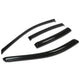 D-Motoring - Wind Deflectors - W/ 3M Adhesive Tape - Smoked - Acrylic - 4 Pcs - 04-09 Acura TL - 1