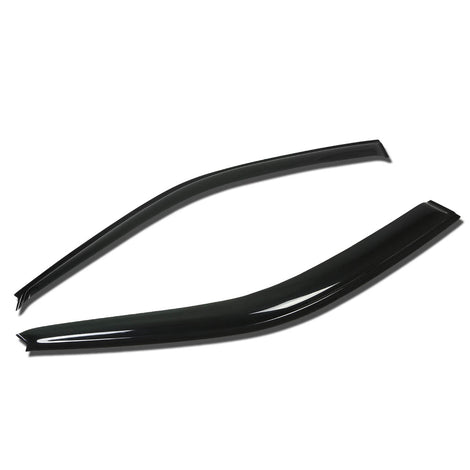 D-Motoring - Wind Deflectors - W/ 3M Adhesive Tape - Smoked - Acrylic - 2 Pcs - 96-00 Honda Civic 2-Door - 1