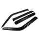 D-Motoring - Wind Deflectors - W/ 3M Adhesive Tape - Smoked - Acrylic - 4 Pcs - 07-11 Jeep Patriot - 1