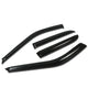 D-Motoring - Wind Deflectors - W/ 3M Adhesive Tape - Smoked - Acrylic - 4 Pcs - 90-93 Honda Accord - 1