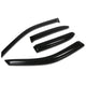 D-Motoring - Wind Deflectors - W/ 3M Adhesive Tape - Smoked - Acrylic - 4 Pcs - 99-03 Mazda Protege - 1