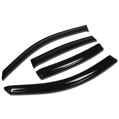 D-Motoring - Wind Deflectors - W/ 3M Adhesive Tape - Smoked - Acrylic - 4 Pcs - 00-05 Buick LeSabre - 1