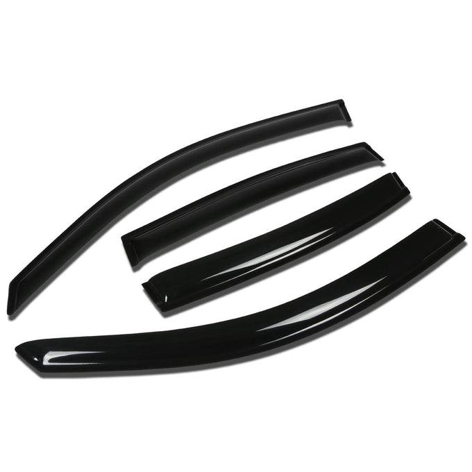 D-Motoring - Wind Deflectors - W/ 3M Adhesive Tape - Smoked - Acrylic - 4 Pcs - 00-05 Buick LeSabre - 1
