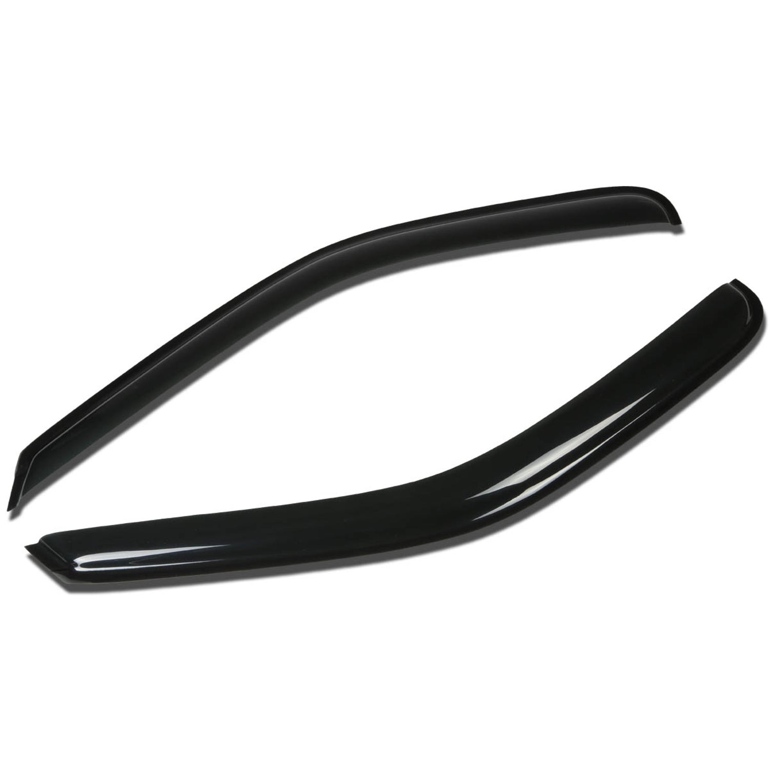 D-Motoring - Wind Deflectors - W/ 3M Adhesive Tape - Smoked - Acrylic - 2 Pcs - Chevrolet Venture / Oldsmobile Silhouette / Pontiac Montana / Pontiac Trans Sport - 1