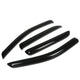 D-Motoring - Wind Deflectors - W/ 3M Adhesive Tape - Smoked - Acrylic - 4 Pcs - Ford Freestyle / Ford Taurus X - 1
