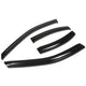 D-Motoring - Wind Deflectors - W/ 3M Adhesive Tape - Smoked - Acrylic - 4 Pcs - 00-06 Lincoln LS - 1